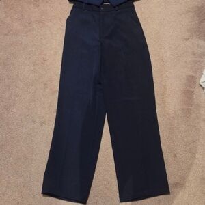 YUNCLOS Navy Blue Trousers